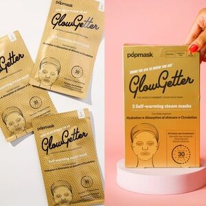 Anthropologie Popmask Glow Getter Self-Warming Steam Masks, Set of 3, NIB NWT